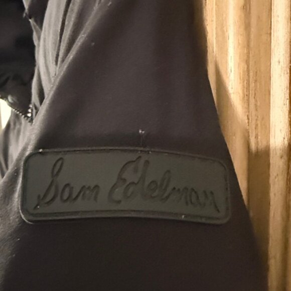 Sam Edelman Black Puffer Jacket Small - Picture 2 of 5